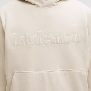 Light Ivory Steady State Pullover Hoodie *Wordmark Lululemon